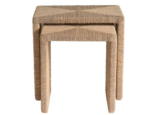 Oasis - Abaca Nesting Tables - Beige