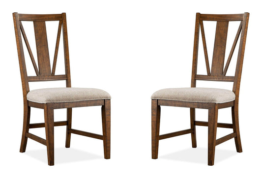 Bay Creek - Dining Side Chair With Upholstered Seat (Set of 2) - Toasted Nutmeg