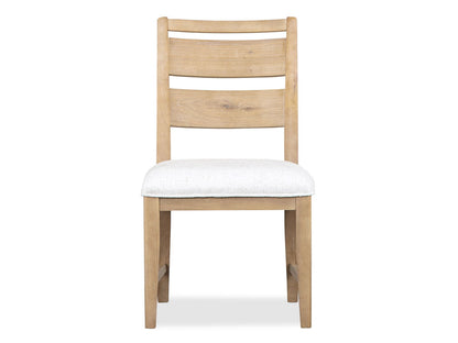 Somerset - Dining Side Chair With Upholstered Seat (Set of 2) - Butternut and Omari Natural