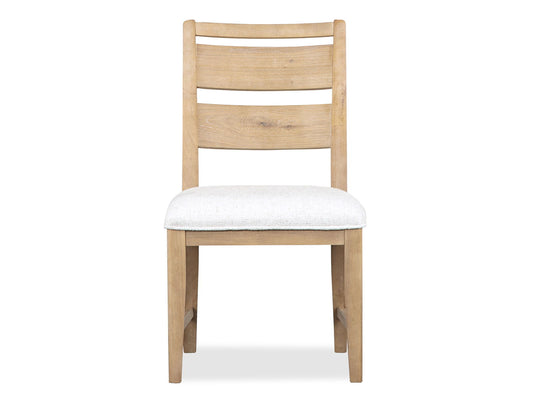 Somerset - Dining Side Chair With Upholstered Seat (Set of 2) - Butternut and Omari Natural