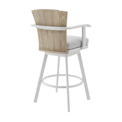 Hazel - Outdoor Patio Swivel Counter Stool Set