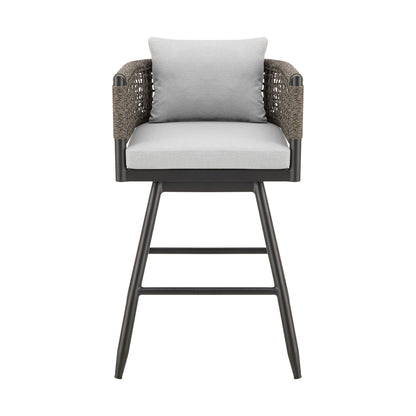 Alegria - Outdoor Patio Swivel Counter Stool Set