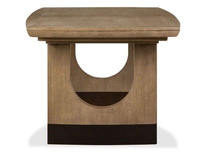 Tristan - Extendable Trestle Dining Table - Swiss Coffee