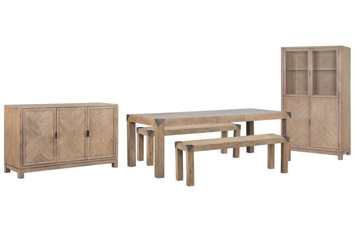 Ainsley - Extendable Rectangular Dining Table Set