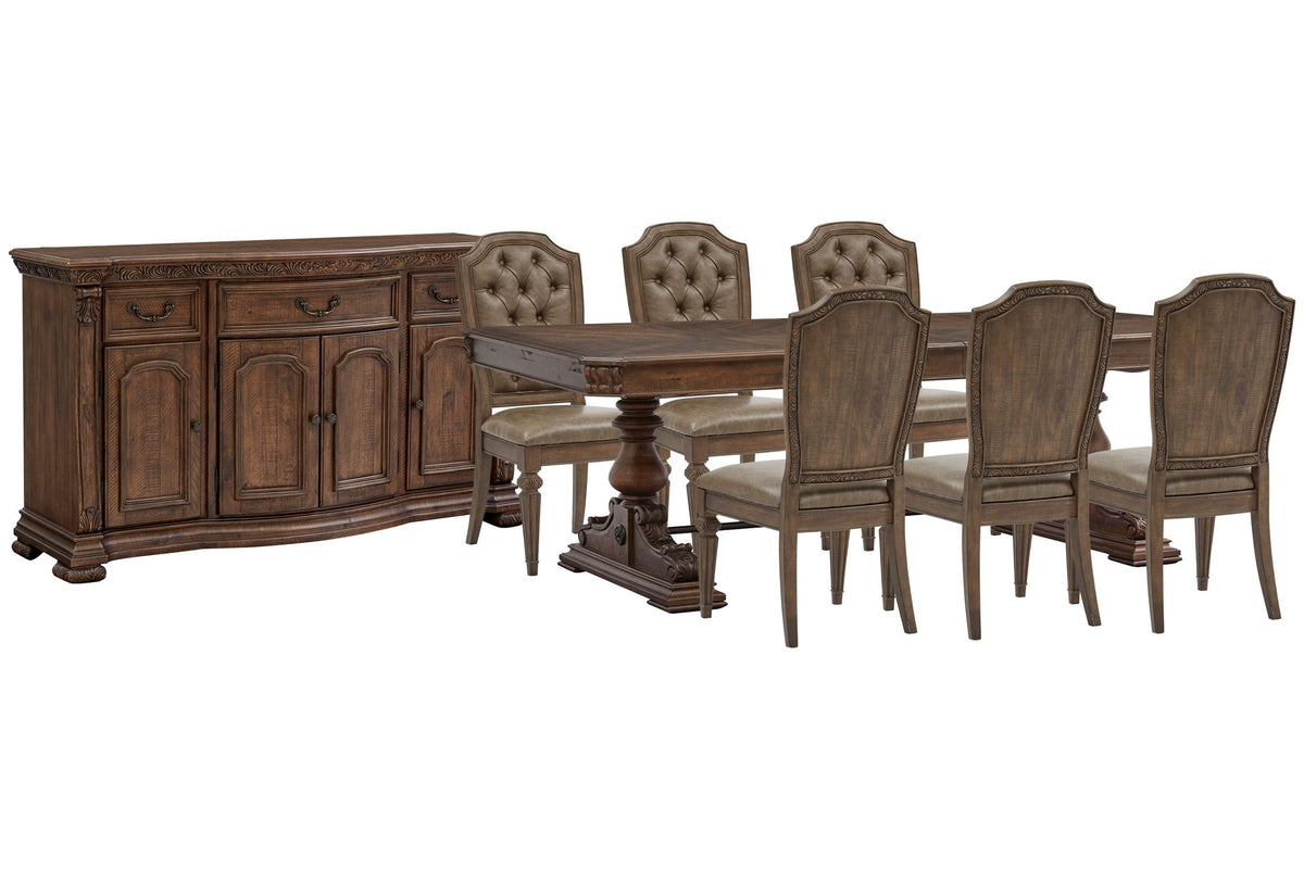 Durango - Extendable Trestle Dining Table Set
