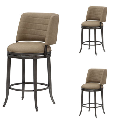 Torres - Upholstered Swivel Counter Height Barstool