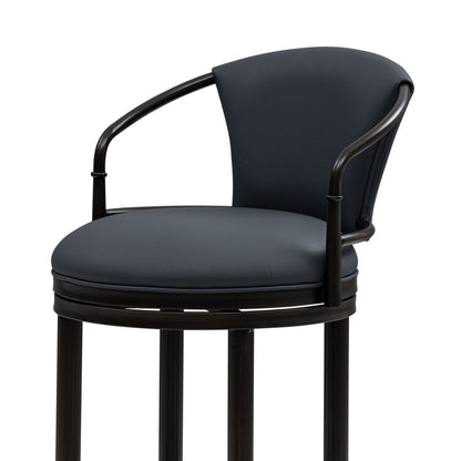 Otis - Upholstered Swivel Counter Height Barstool