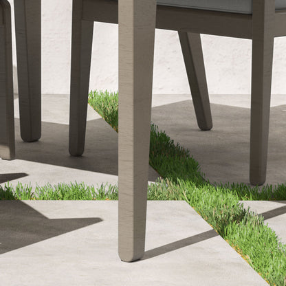 Sustain - Wood Outdoor Dining Table And Four Chairs - Gray