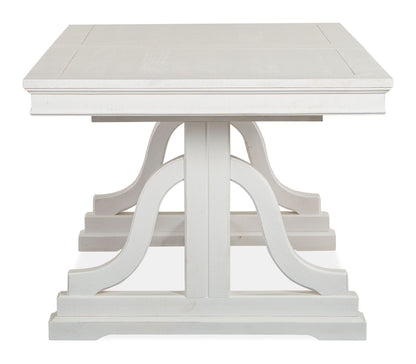 Heron Cove - Trestle Dining Table - Chalk White