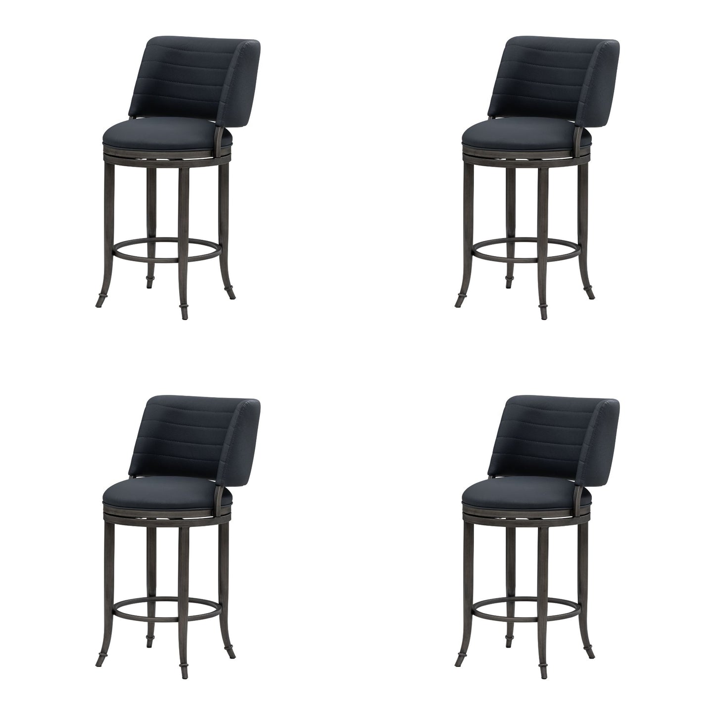 Torres - Upholstered Swivel Counter Height Barstool