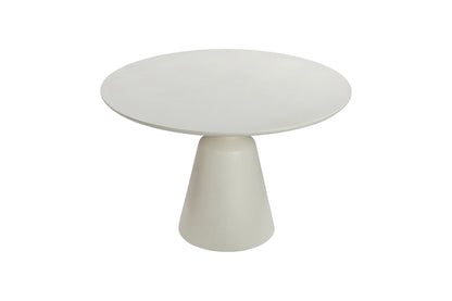 Palea - Indoor Outdoor Dining Table - White Concrete Finish