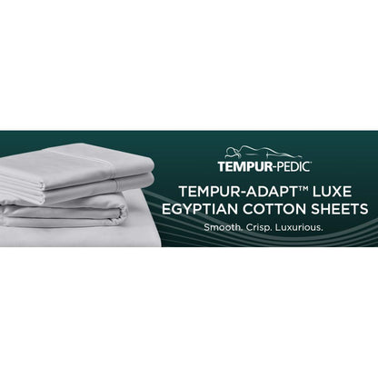 Tempur-Adapt - Tempur-Adapt Luxe Egyptian Cotton Sheets - Sleepy Blue