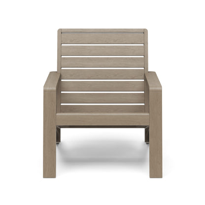 Sustain - 32.75" Outdoor Lounge Chair - Dark Gray