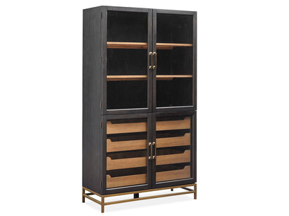Lindon - Two Tone Dining Cabinet - Coffee Bean