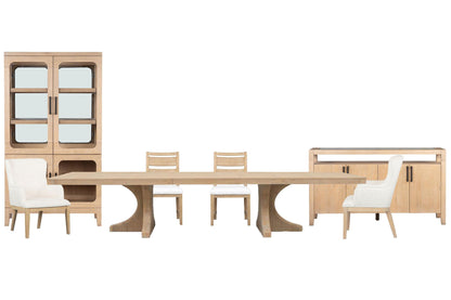 Somerset - Extendable Trestle Dining Table Set