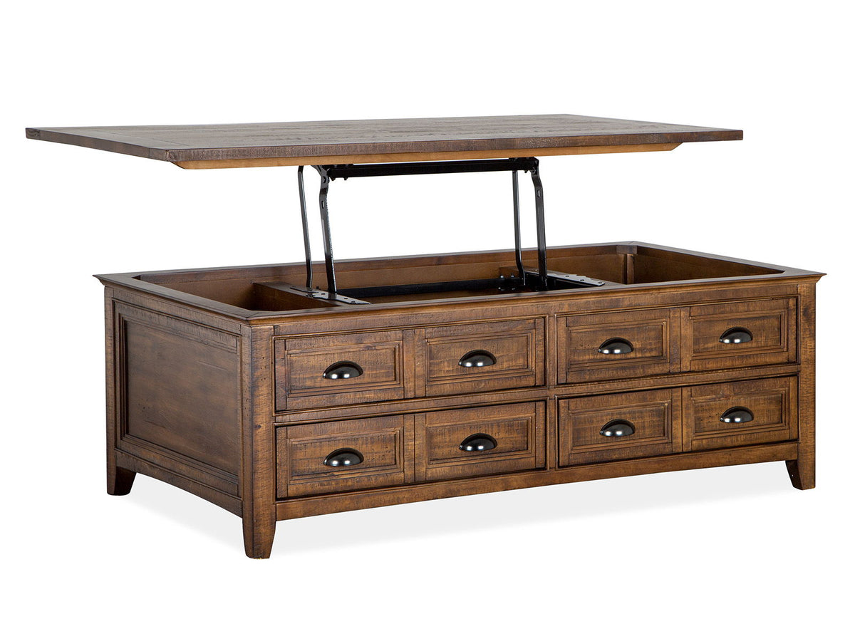 Bay Creek - Lift Top Storage Cocktail Table Set
