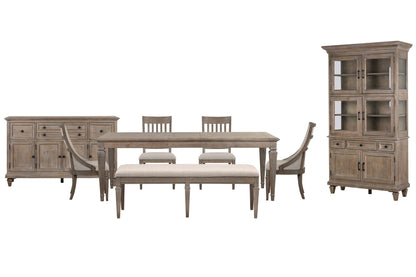 Lancaster - 8 Piece Extendable Rectangular Dining Table Set