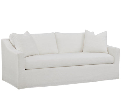 Augustine - Slipcover Apartment Sofa - White