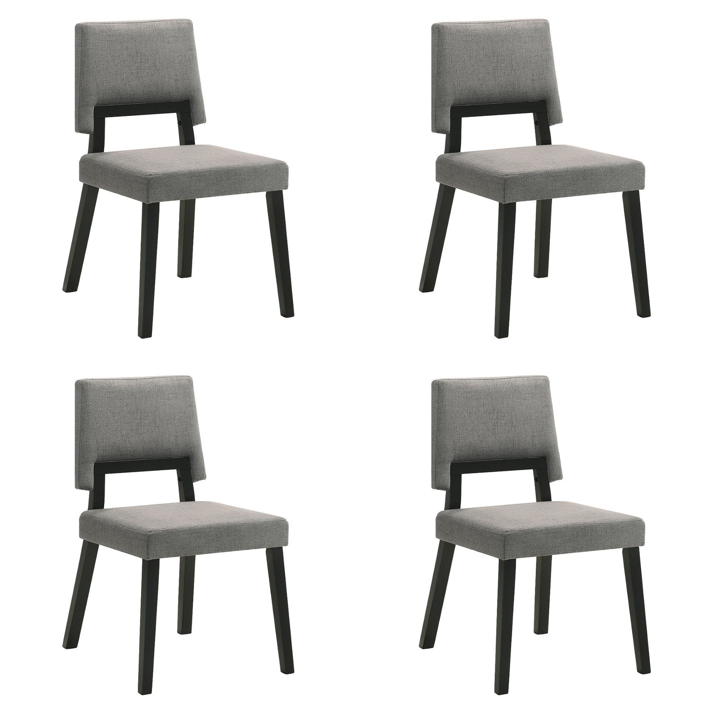 Channell - Dining Chair With Black Frame