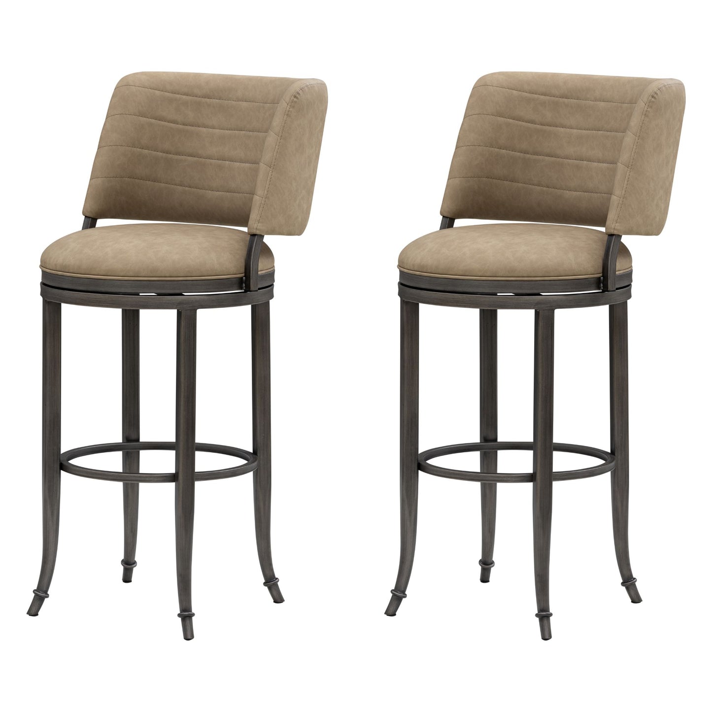 Torres - Upholstered Swivel Barstool