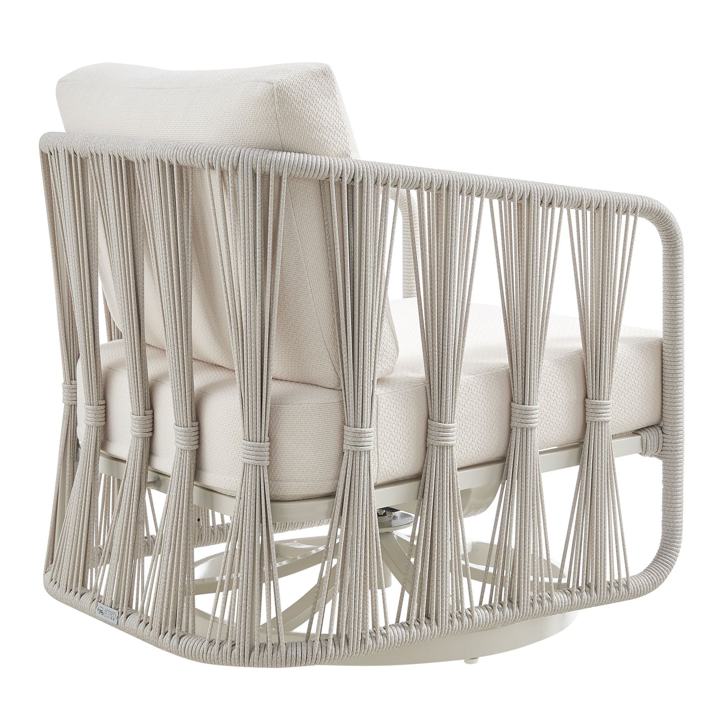 Breeze - Powder Coated Metal Outdoor Conversation Set With Cushions