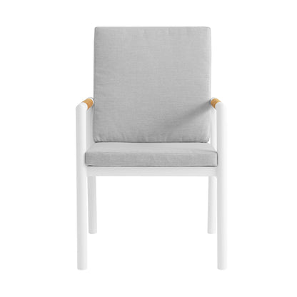 Royal - Aluminum And Teak Outdoor Dining Chair (Set of 2)
