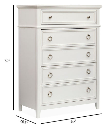 Juniper Hill - Drawer Chest - Whisper White