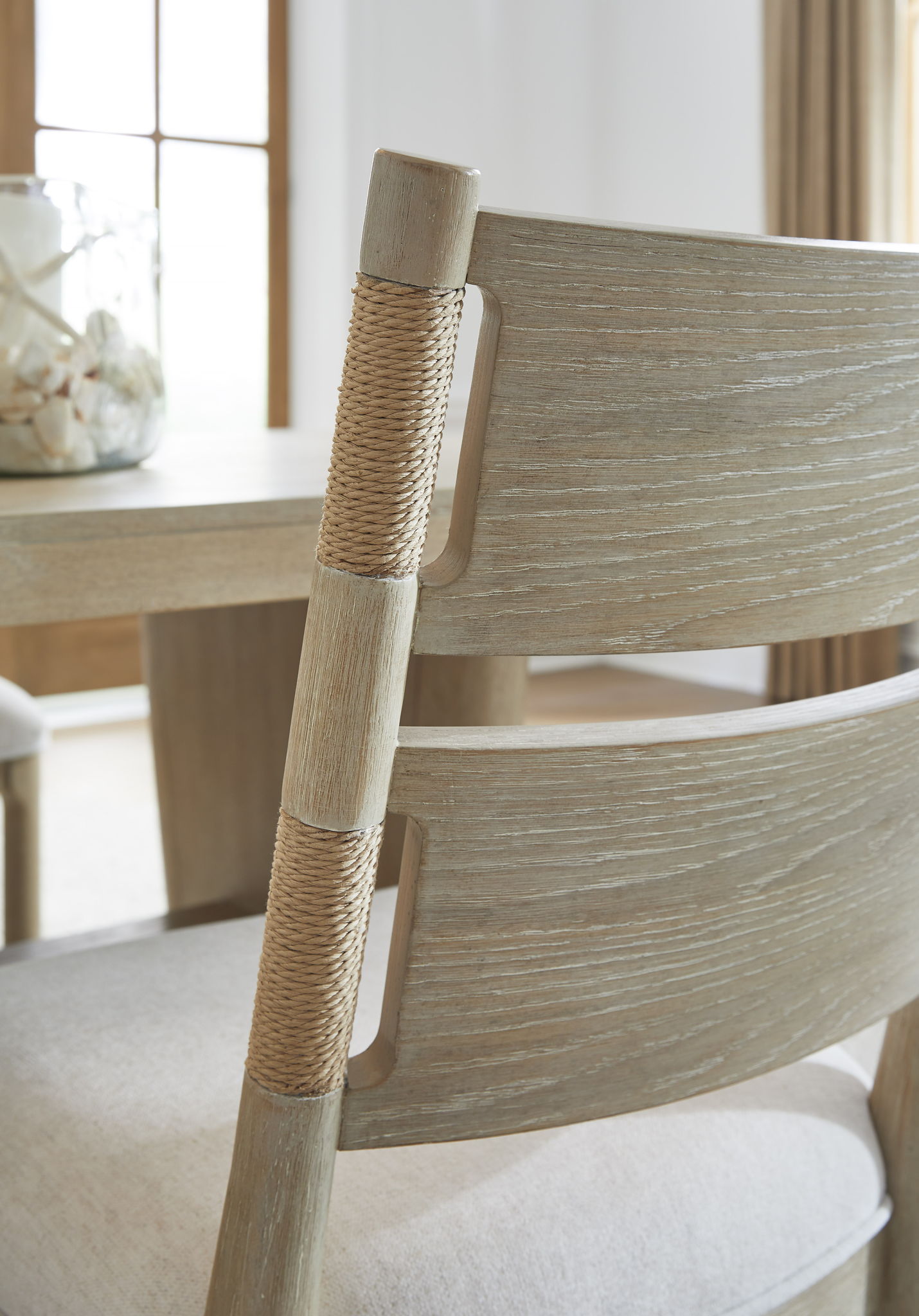 Sunset Cove - Upholstered Side Chair With Wood Back (Set of 2) - Sanibel Brown