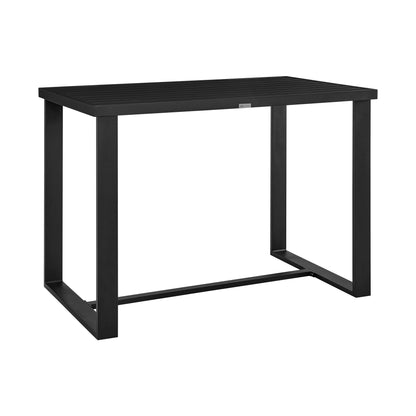 Alegria - Outdoor Patio Bar Height Dining Table In Aluminum