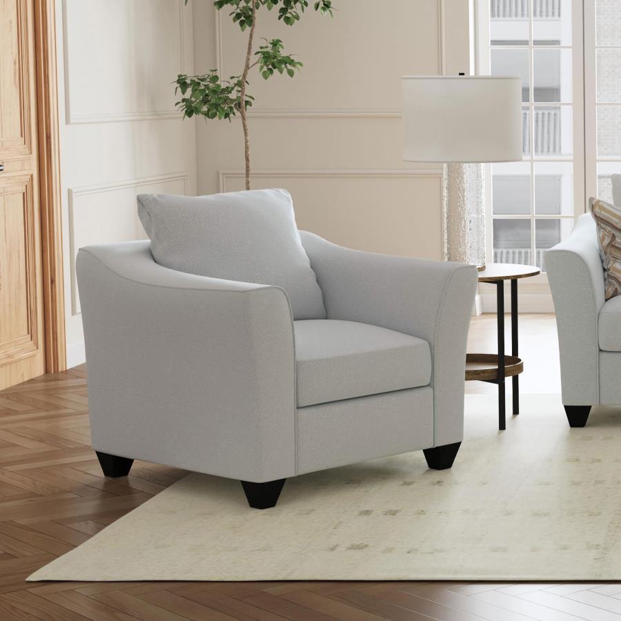 Salizar - Upholstered Flared Arm Accent Chair