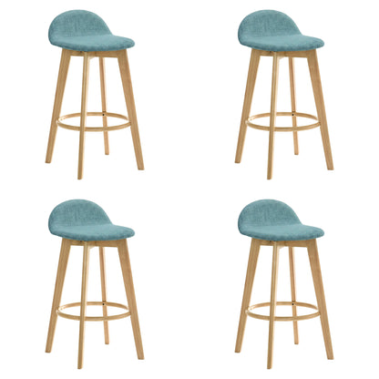 Vera - Upholstered Wood Counter Height Barstool