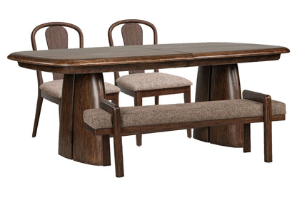 Belville - Extendable Trestle Dining Table Set