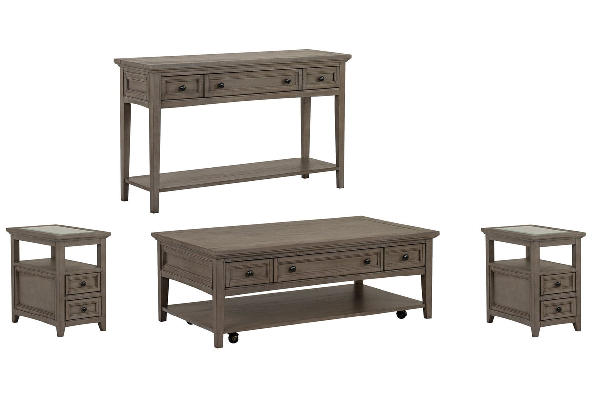 Paxton Place - Rectangular Caster Cocktail Table Set