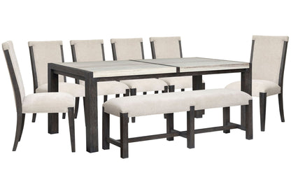 Plum Creek - 8 Piece Rectangular Dining Table Set