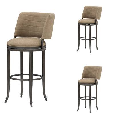 Torres - Upholstered Swivel Barstool