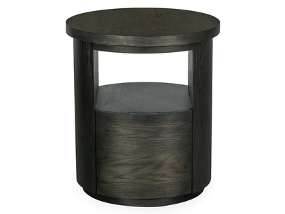 Bosley - Round End Table - Coffee Bean