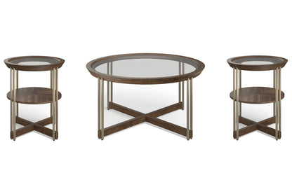 Elora - Round Cocktail Table Set