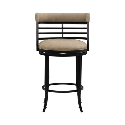 Telia - Upholstered Swivel Counter Height Barstool