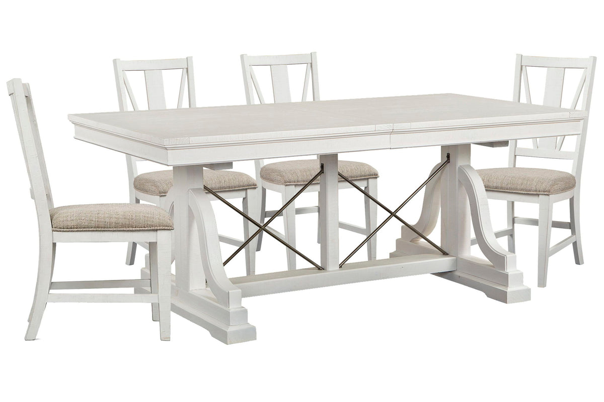 Heron Cove - Extendable Trestle Dining Table Set