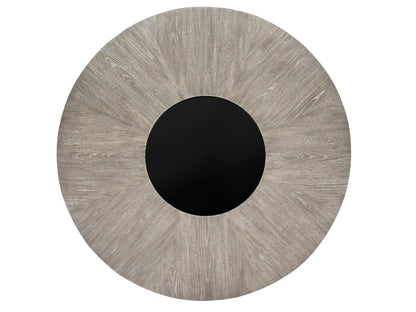 Ryker - Round Dining Table - Nocturn Black And Coventry Gray