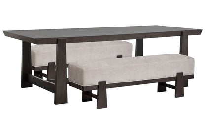 Tauren - Trestle Dining Table Set