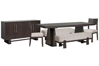 Tauren - Double Pedestal Dining Table Set