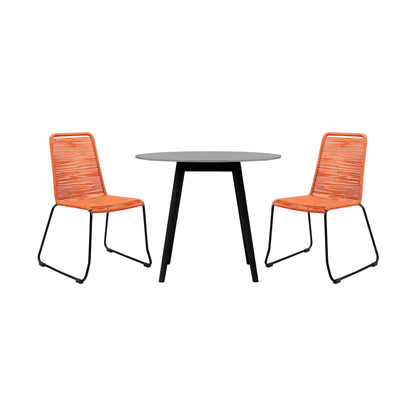 Kylie And Shasta - 3 Piece Outdoor Patio Dining Set
