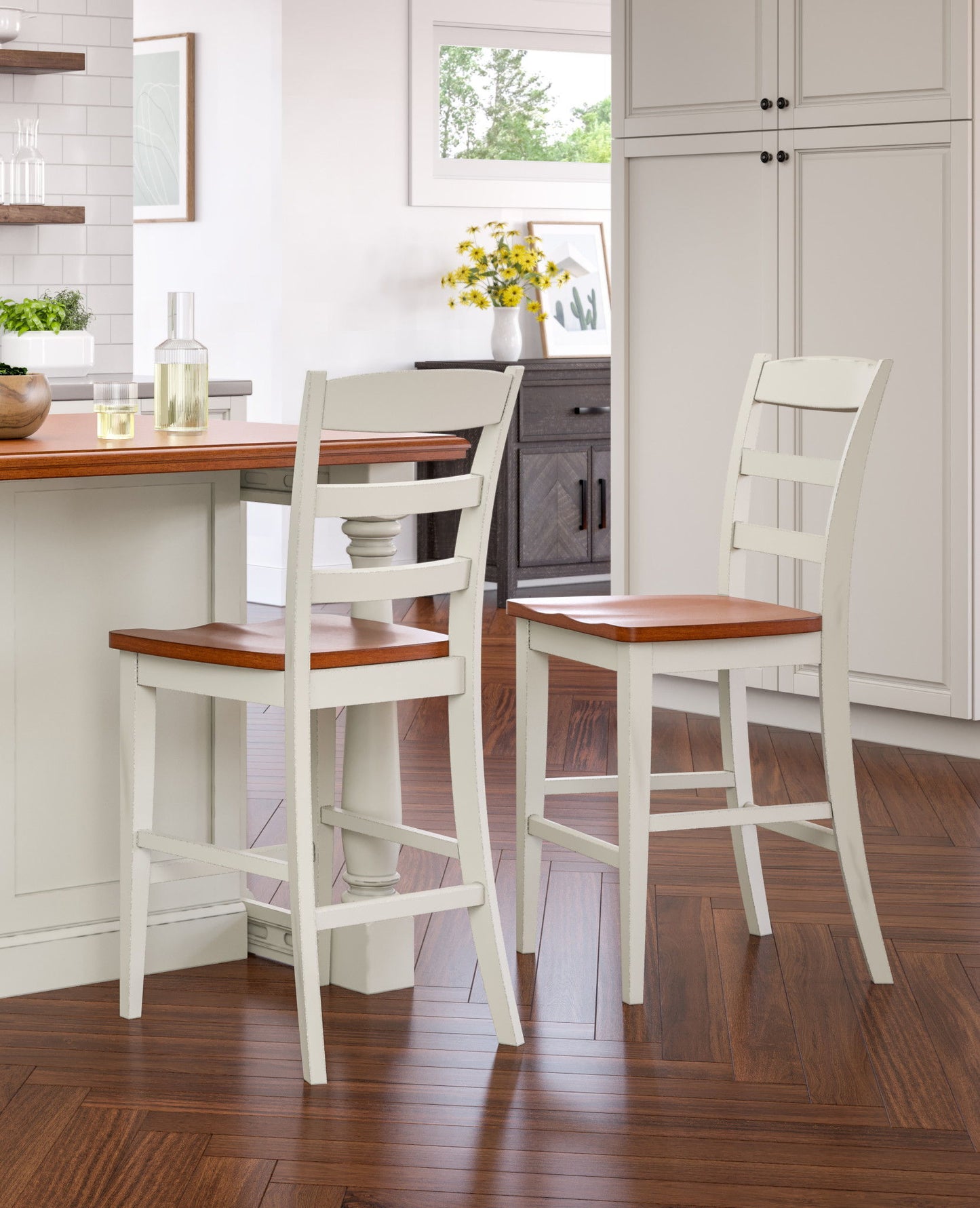 Monarch - Counter Stool - White