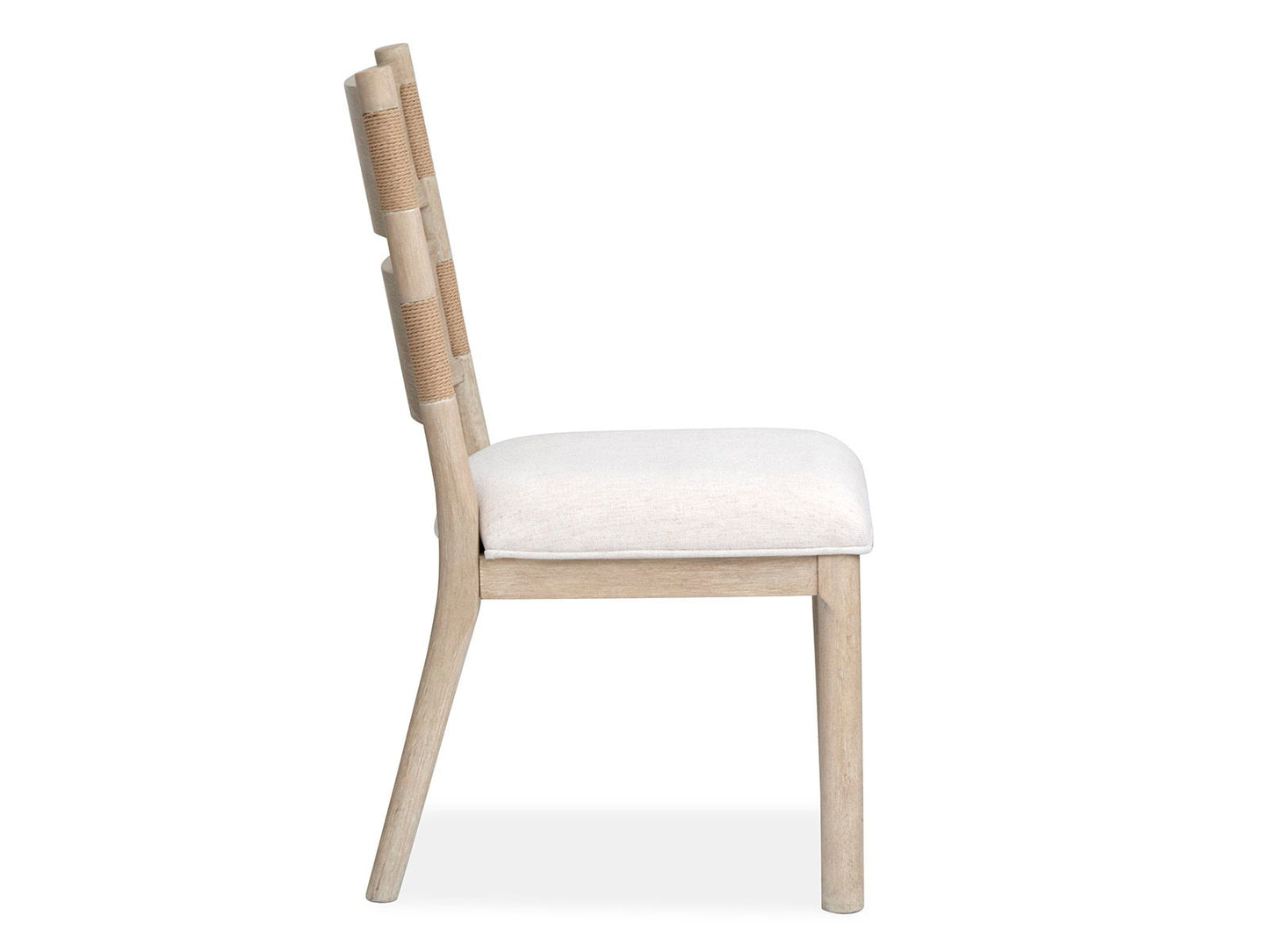 Sunset Cove - Upholstered Side Chair With Wood Back (Set of 2) - Sanibel Brown