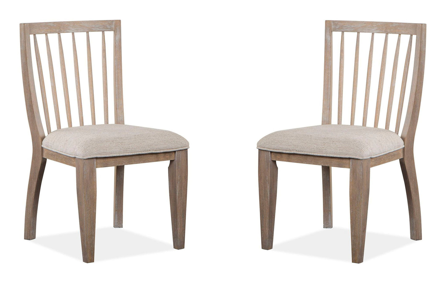 Ainsley - Dining Side Chair With Upholstered Seat (Set of 2) - Cerused Khaki
