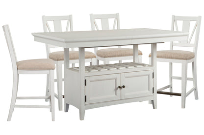 Heron Cove - Extendable Counter Height Dining Table Set