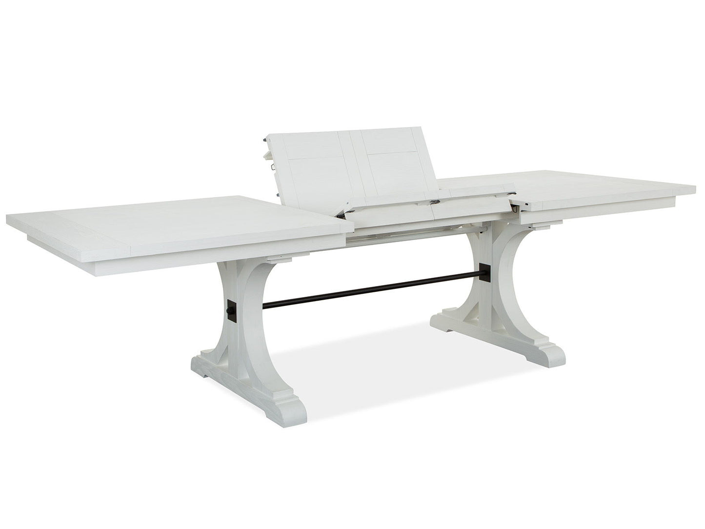 Harper Springs - Trestle Dining Table - Silo White
