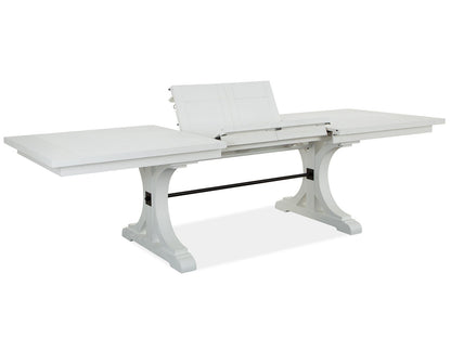 Harper Springs - Trestle Dining Table - Silo White