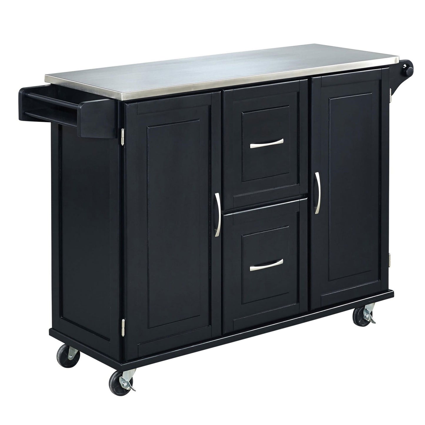 Blanche - Kitchen Cart - Steel Top